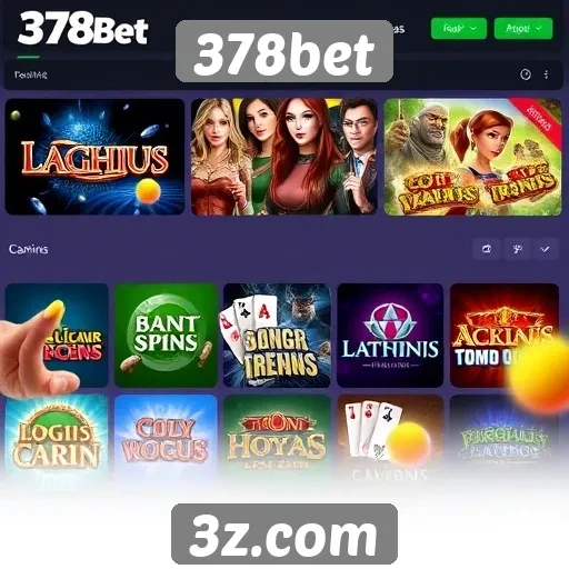 Análise das opções de jogos disponíveis no 378bet